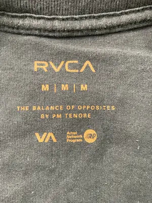 RVCA/ルーカ/Tシャツ/カットソー/トップス/ブラック/M