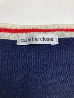 cat in the closet/カーディガン/ボレロ/トップス/ネイビー/L