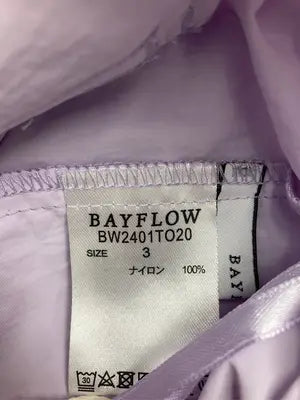BAYFLOW/ベイフロー/ナイロンパンツ/パンツ/パープル/3