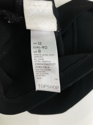 TOPSHOP/トップショップ/ショート/ミニスカート/スカート/ブラック/UK12