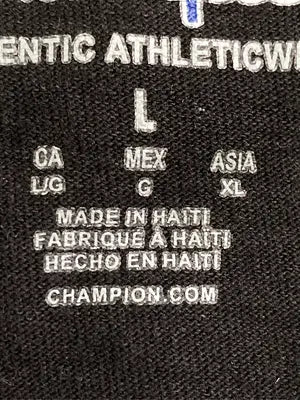 Champion/チャンピオン/Tシャツ/カットソー/トップス/ブラック/L