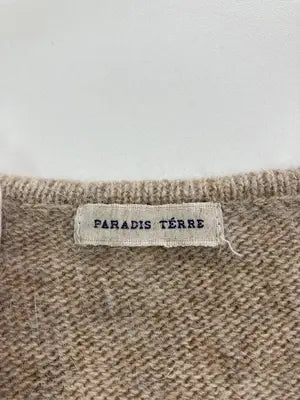 PARADIS TERRE/ニット/セーター/トップス/ベージュ