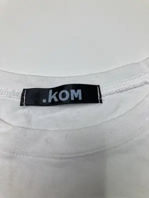 .KOM/ドットコム/Tシャツ/カットソー/トップス/ホワイト