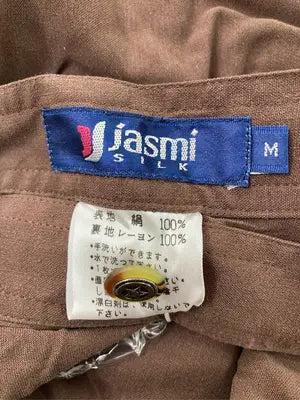 Jasmi SILK/ロングスカート/スカート/ブラウン/M
