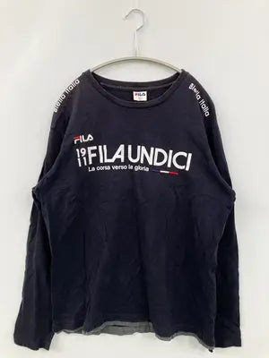 FILA/フィラ/Tシャツ/カットソー/トップス/ネイビー/L