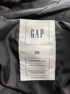 GAP/ギャップ/ダウンジャケット/コート/ジャケット/アウター/ブラック/XS