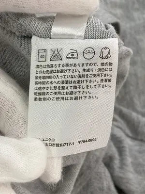 UNIQLO/ユニクロ/Tシャツ/カットソー/トップス/グレー/M