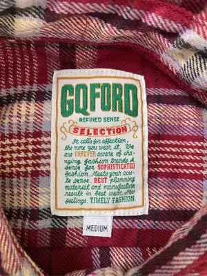 GQ.FORD/シャツ/ブラウス/トップス/レッド/MEDIUM