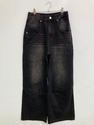 デニムパンツ/パンツ/ブラック/XS