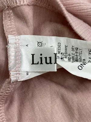 Liu Biao/Tシャツ/カットソー/トップス/ピンク/ONE-SIZE