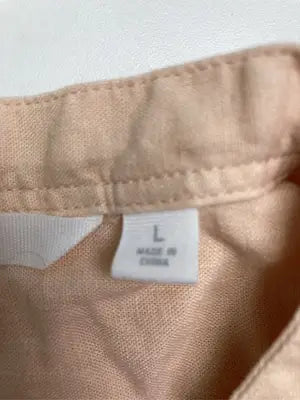 UNIQLO/ユニクロ/シャツ/ブラウス/トップス/ベージュ/L
