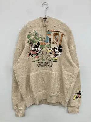MICKEY MOUSE/パーカー/トップス/ベージュ/M