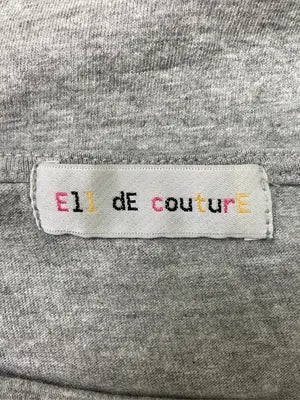 Ell de Couture/Tシャツ/カットソー/トップス/グレー/LL