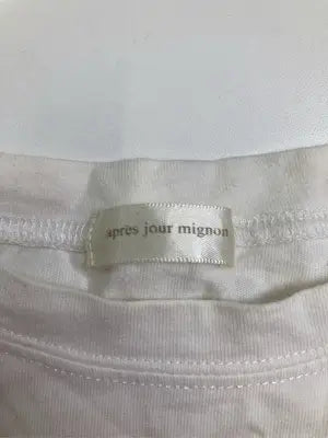 apres jour mignon/アプレジュールミニョン/Tシャツ/カットソー/トップス/ホワイト/LL
