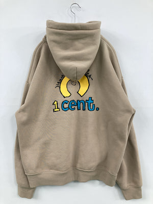 パーカー/トップス/ベージュ/L