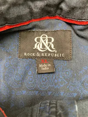 Rock & Republic/シャツ/ブラウス/トップス/ネイビー/XL
