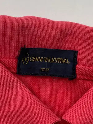 GIANNI VALENTINO/ジャンニバレンチノ/ポロシャツ/トップス/レッド