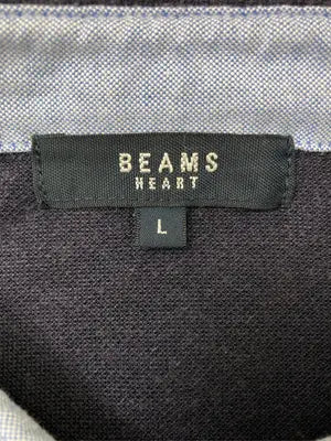 BEAMS/ビームス/ポロシャツ/トップス/ブラック/L