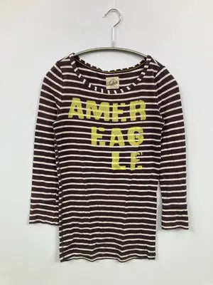 AMERICAN EAGLE/アメリカンイーグル/Tシャツ/カットソー/トップス/ブラウン/S