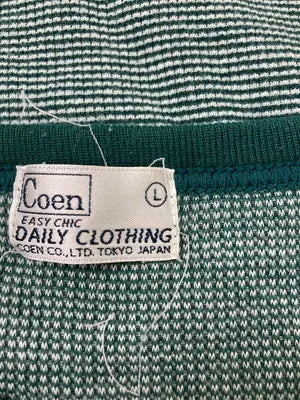 coen/コーエン/Tシャツ/カットソー/トップス/グリーン/L