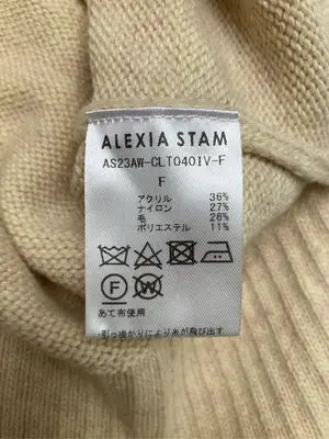 ALEXIA STAM/アリシアスタン/ニット/セーター/トップス/ベージュ/F