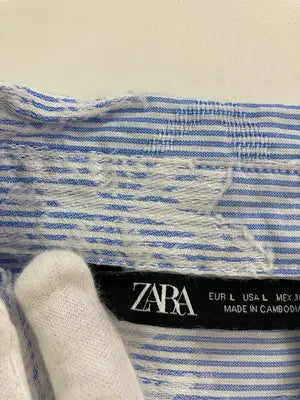 ZARA/ザラ/シャツ/ブラウス/トップス/スカイブルー/USA L
