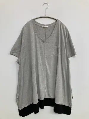 Plein Beaute/Tシャツ/カットソー/トップス/グレー/4L   バスト107～115   身長154～162