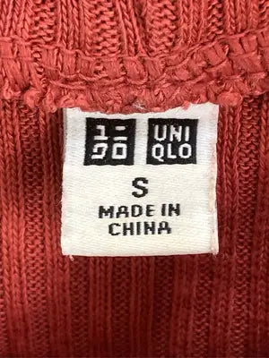 UNIQLO/ユニクロ/ニット/セーター/トップス/レッド/S