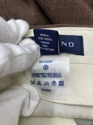 LANDS' END/ランズエンド/スラックス/パンツ/ブラウン/34