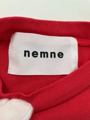 nemne/ネンネ/Tシャツ/カットソー/トップス/レッド/M