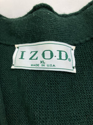 IZOD/アイゾッド/カーディガン/ボレロ/トップス/グリーン/XL