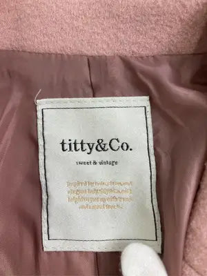 titty&Co./ティティーアンドコー/チェスターコート/ジャケット/アウター/ピンク/M