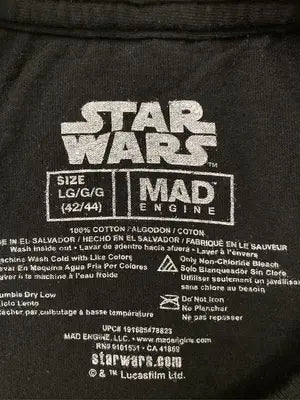STARWARS/スターウォーズ/Tシャツ/カットソー/トップス/ブラック/LG