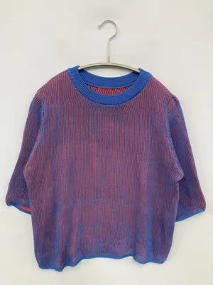 ニット/セーター/トップス/ブルー