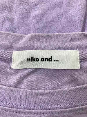 niko and .../ニコアンド/Tシャツ/カットソー/トップス/パープル/3