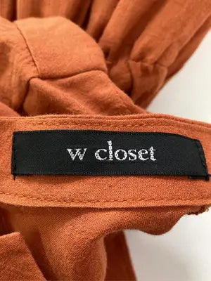 w closet/ダブルクローゼット/ワンピース/ワンピース/ドレス/オレンジ