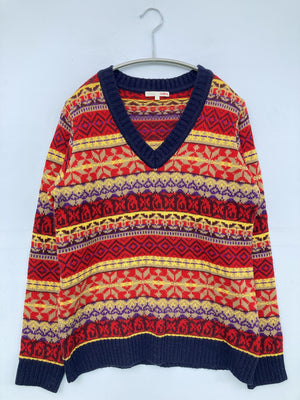 Dukkah/ドゥッカ/ニット/セーター/トップス/レッド/F