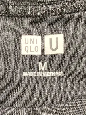 UNIQLO U/ユニクロユー/Tシャツ/カットソー/トップス/ブラック/M