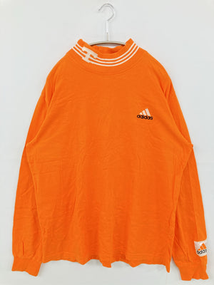 adidas/アディダス/Tシャツ/カットソー/トップス/オレンジ/S