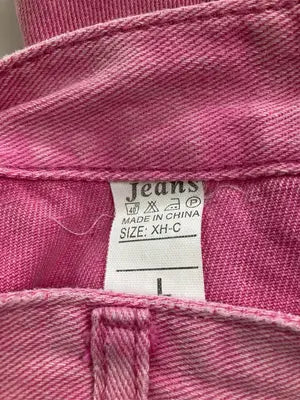 JEANS/ジーンズ/デニムパンツ/パンツ/ピンク/L