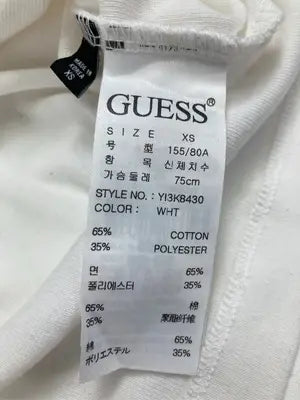 GUESS/ゲス/Tシャツ/カットソー/トップス/ホワイト/XS