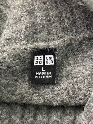 UNIQLO/ユニクロ/ニット/セーター/トップス/グレー/L