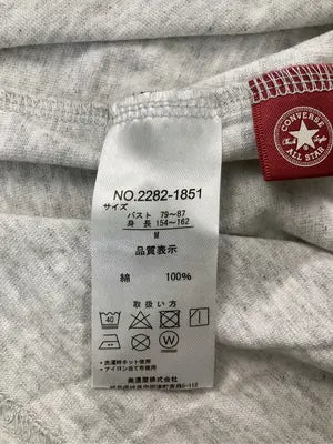 CONVERS ALL STAR/コンバースオールスター/Tシャツ/カットソー/トップス/グレー/M