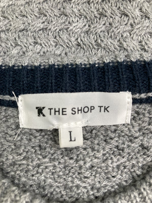 THE SHOP TK/ザショップティーケー/ニット/セーター/トップス/グレー/L