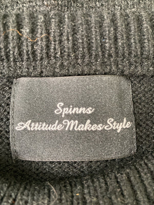 Spinns Attitude Makes Style/ベスト/トップス/ブラック/F