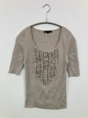 23区/ニジュウサンク/Tシャツ/カットソー/トップス/グレー/38