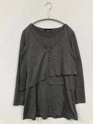 Tシャツ/カットソー/トップス/グレー