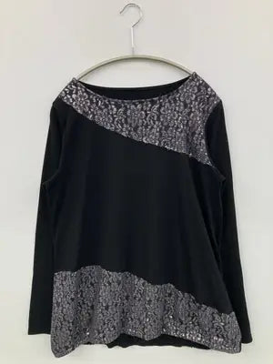 Tシャツ/カットソー/トップス/ブラック/M
