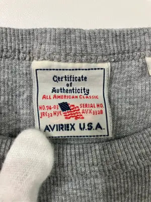 AVIREX/アヴィレックス/Tシャツ/カットソー/トップス/グレー/M