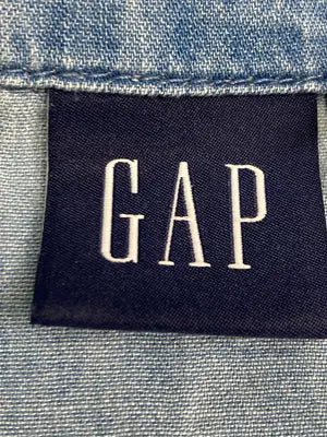 GAP/ギャップ/シャツワンピース/ワンピース/ドレス/ブルー/S